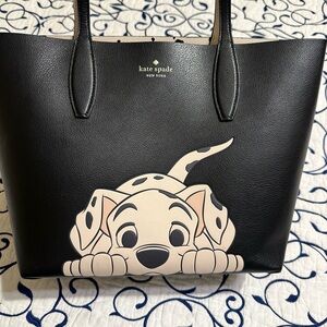 Kate Spade Disney 101 Dalmations Puppy leather tote with Kate spade wallet